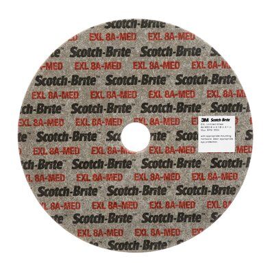 3M - 27987 Scotch-Brite EXL Unitized Wheel XL-UW 8A Medium 8 Inch X 1/2 Inch X 1 Inch (7010309498)