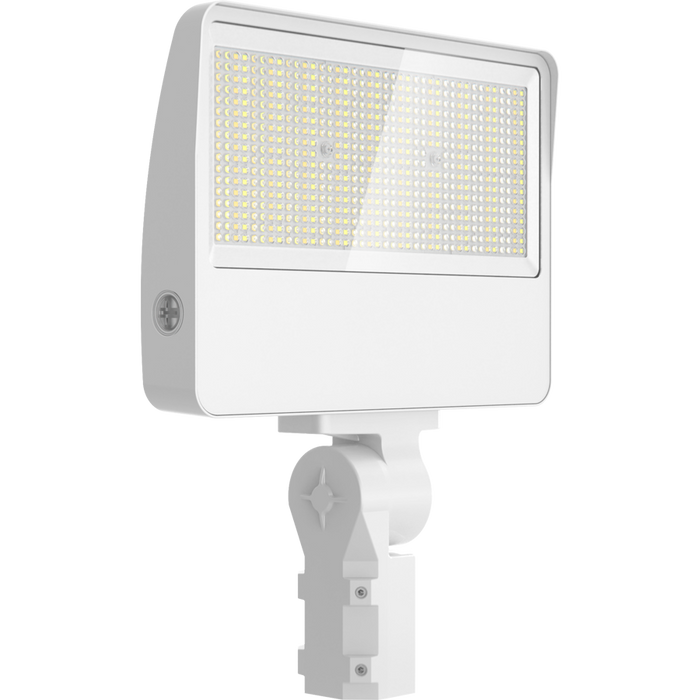 RAB XL22 LED Flood Wattage/CCT Selectable 150W/125W/100W/75W 3000K/4000K/5000K 7H X 6V | 6H X 6V | 5H X 5V 480V Slipfitter And Trunnion Mounts Photocell (XL22-150W/480)