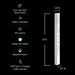 Feit Electric 13 Inch Rechargeable LED Closet Light 12-Pack (CLOSET13/840/BAT/12)