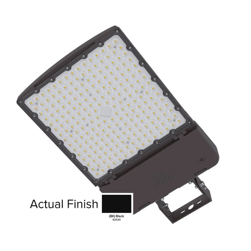 ESL Vision AL Series 320W Maximum CCT Adjustable 3000K/4000K/5000K Built In Receptacle/Shorting Cap 200-528V Yoke Mount T2 Right Lens Black Finish (ESL-AL-200320W-13050-HV-BKYM-T2R)