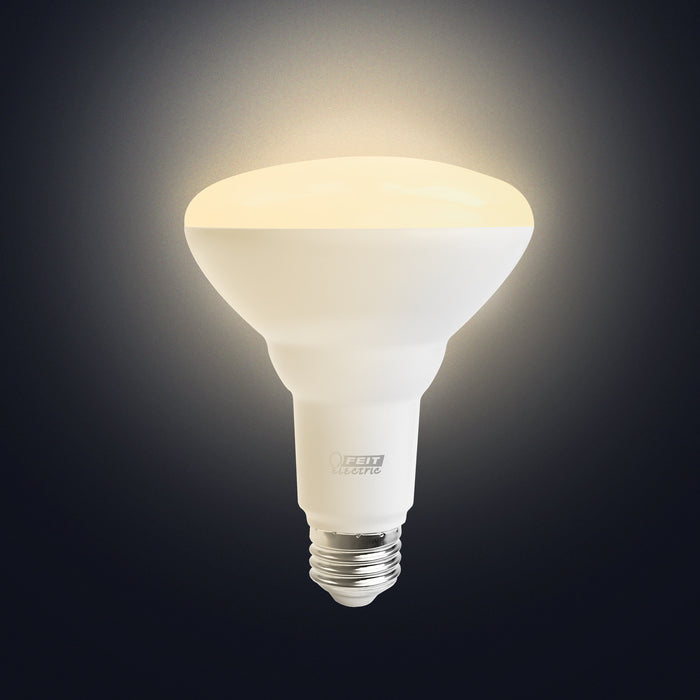 Feit Electric 7.2W [65W Equivalent] Soft White 2700K E26 Base BR30 LED Smart Wi-Fi Light Bulb (BR30/927CA/AG)