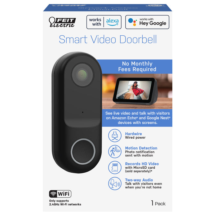 Feit Electric Doorbell Smart Wi-Fi Camera (CAM/DOOR/WIFI)