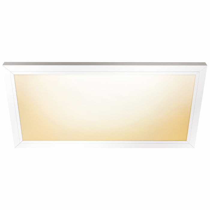 Feit Electric 1X2 Foot 25W CCT Selectable 3000K/3500K/4000K/5000K/6500K Dimmable Integrated LED Edge-Lit Flat Panel Flush Mount Light (FP1X2/6WY/WH)