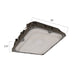 Feit Electric 10 Inch 45W Commercial Canopy Daylight 5000K LED Security Light (S10CNPY/850/BZ)