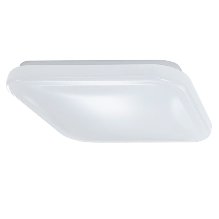 Feit Electric 12 Inch 22.5W 3-In-1 White CCT Selectable 3000K/4000K/5000K Square Puff LED Ceiling Fixture (PF12/SQ/4WY/WH)