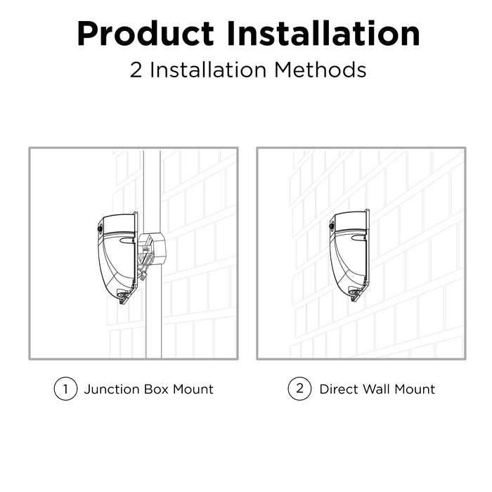 Feit Electric 40W 3700Lm Daylight 5000K Security LED Wall Pack (S8WPK/850/DD/BZ)